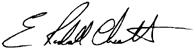 (-s- E. RANDALL CHESTNUT)